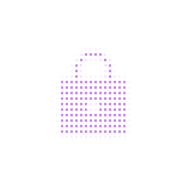 A pixeled image of a padlock.